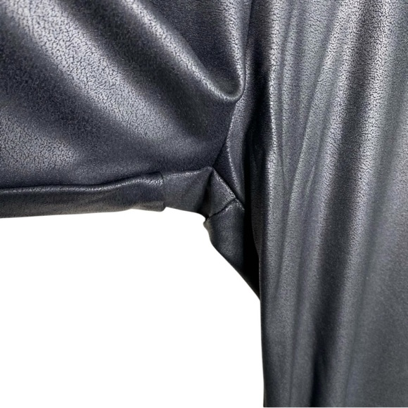 Black Faux Leather Leggings - Picture 4 of 6